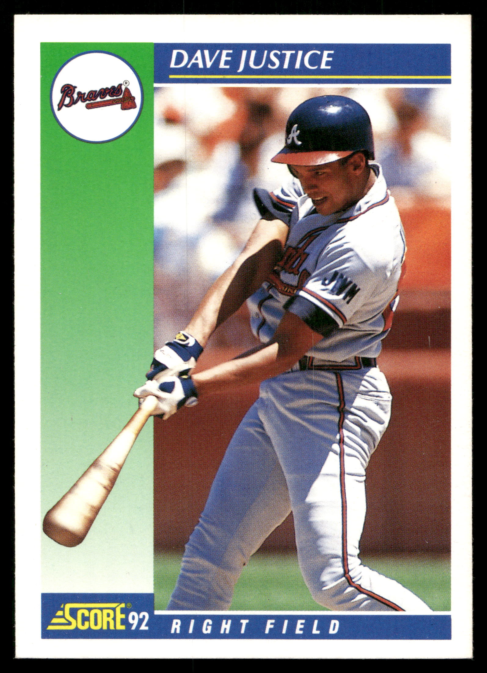 1992 Dave Justice #4