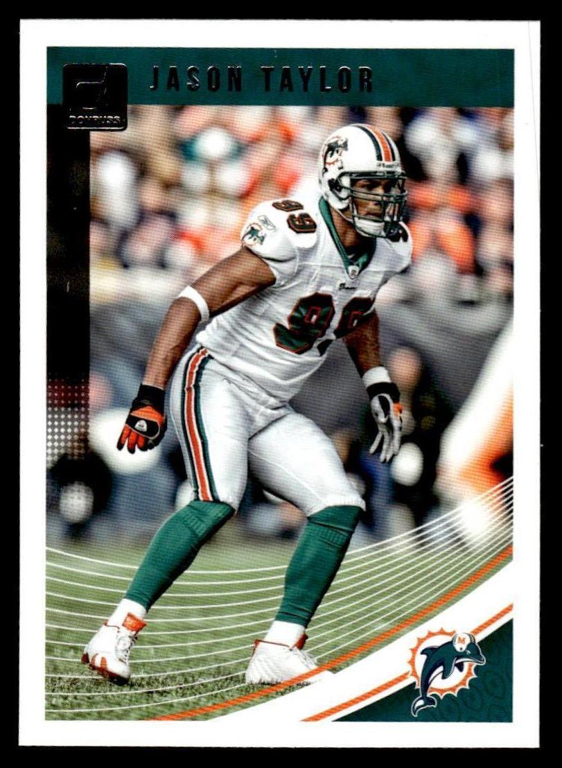 2018 Panini Donruss Jason Taylor #168 card