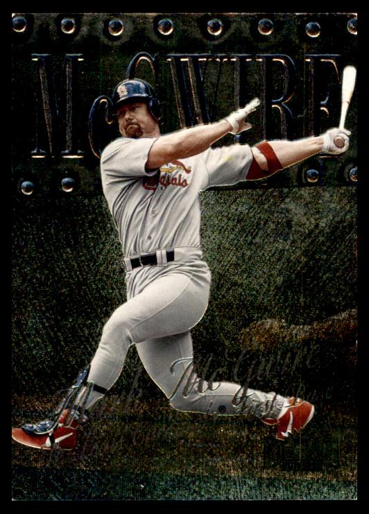 1999 Metal Metal Universe #1 Mark Mcgwire front