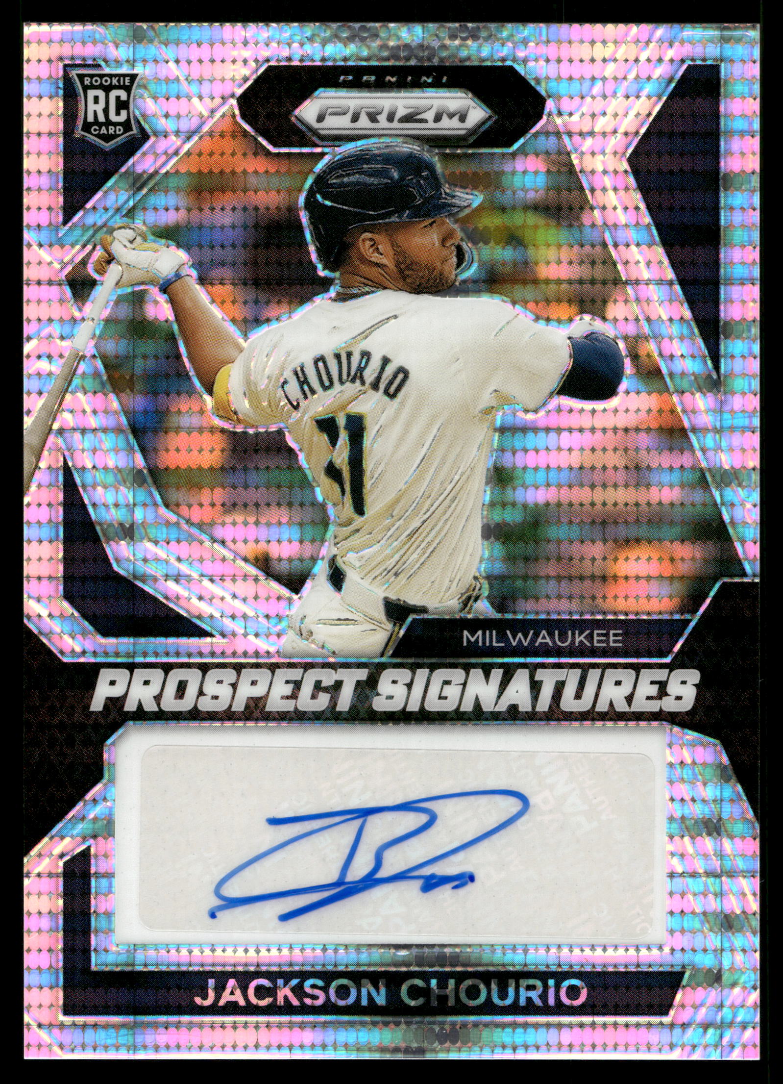 2024 Panini Prizm Baseball Pulsar Jackson Chourio #PS-JC PSA 9