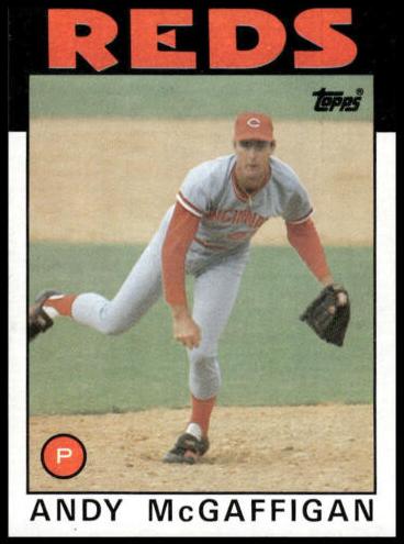 1986 Topps Andy McGaffigan #133 card