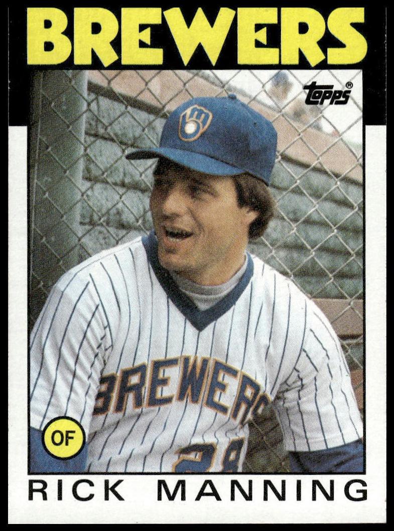 1986 Rick Manning #49