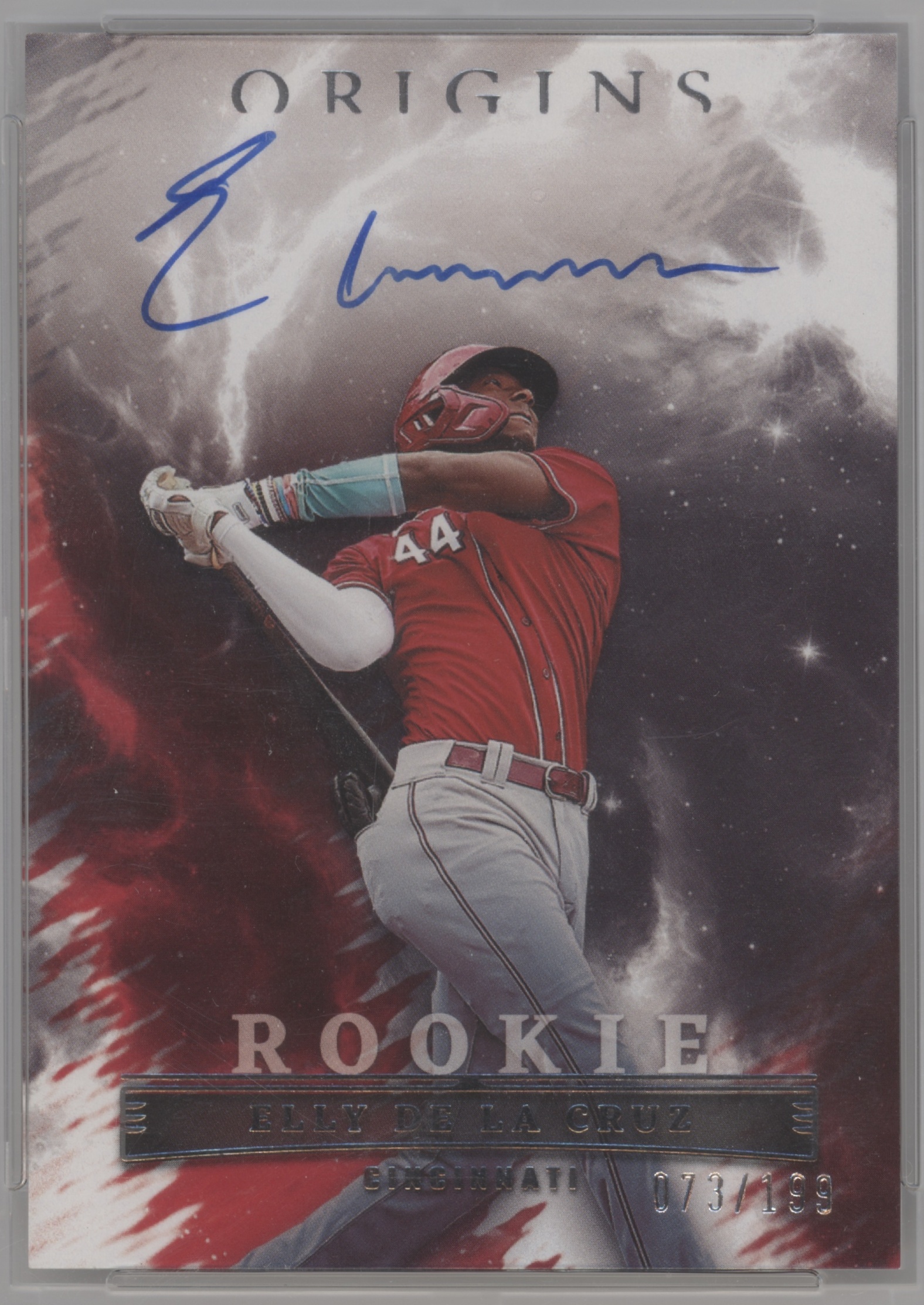 2023 Panini Chronicles Baseball Elly De La Cruz #OPS-EDL BGS 9
