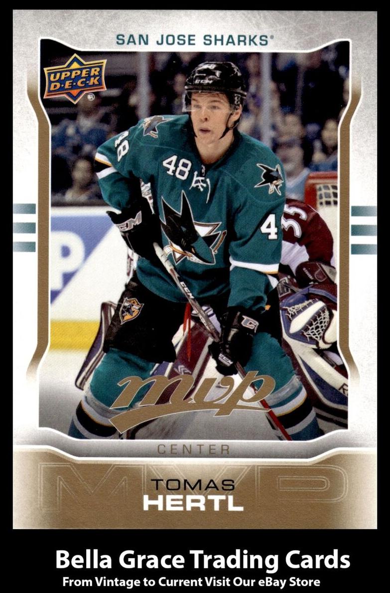 2014 Upper Deck MVP Tomas Hertl #44 card
