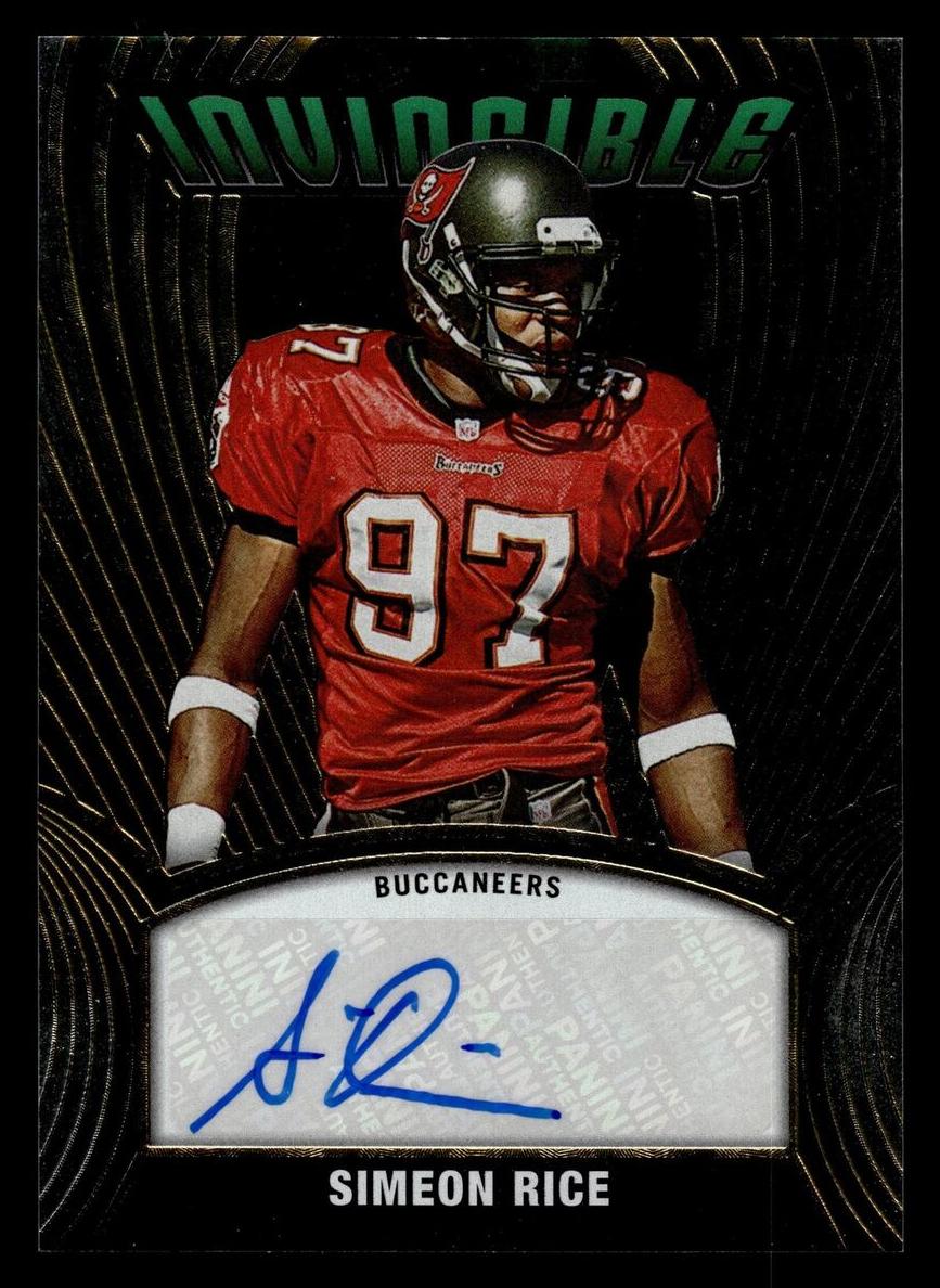 2022 Panini Chronicles Simeon Rice #INV-SIR card