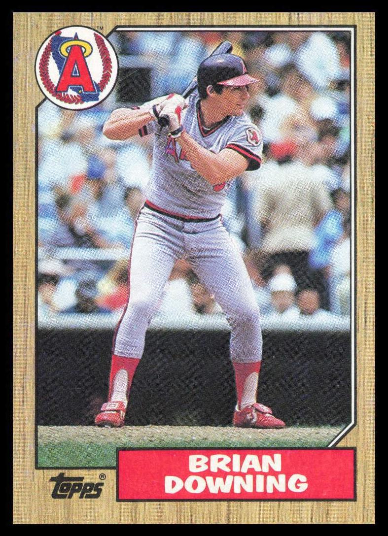 1987 Topps Brian Downing #782 card