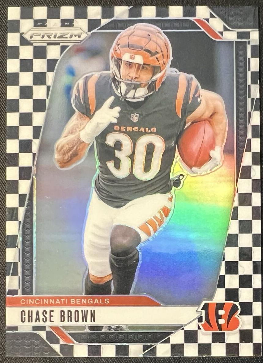Chase Brown 2024 Prizm Football card
