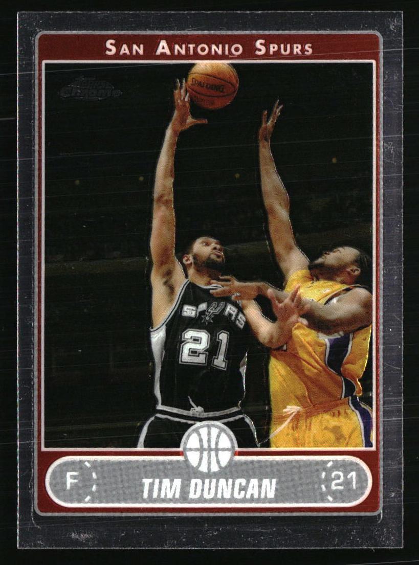 2006 Topps Tim Duncan #2 card
