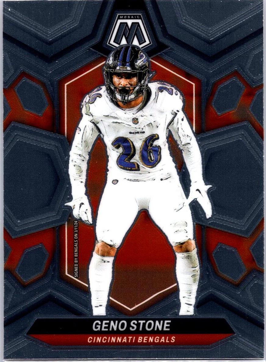 Geno Stone 2024 Mosaic Football card