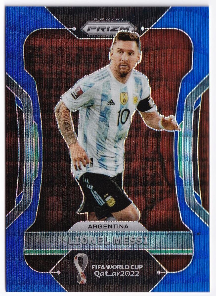 2022 Lionel Messi [Prizms Blue Wave] #7
