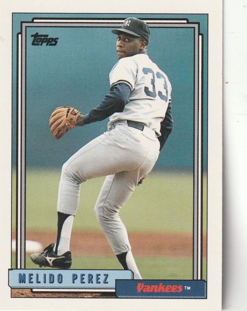 Melido Perez 1992 Topps Traded Baseball