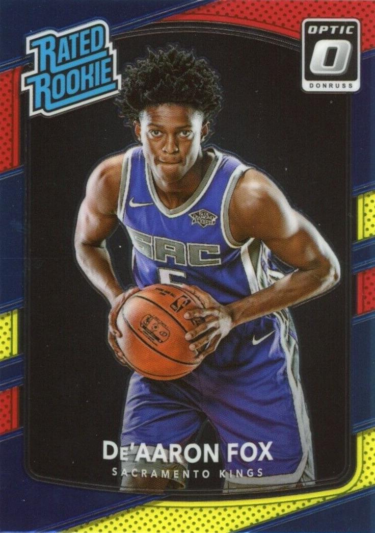 2017 De'Aaron Fox [Red Yellow] #196