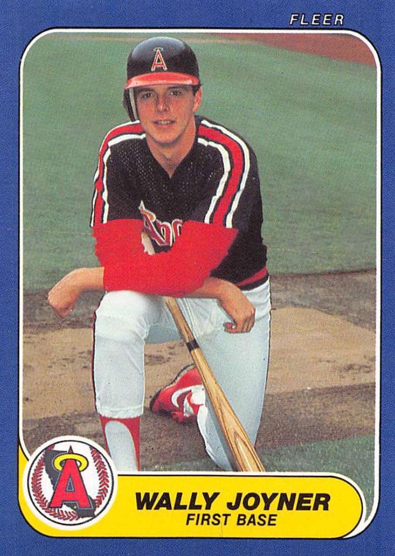 Wally Joyner 1986 Fleer Update Baseball
