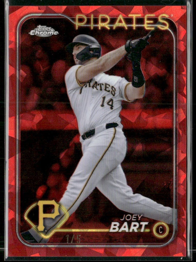2024 Topps Chrome Update Sapphire Baseball Red Refractor Joey Bart #USCS122