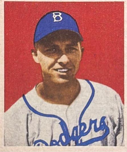 1949 Bowman #100 Gil Hodges front