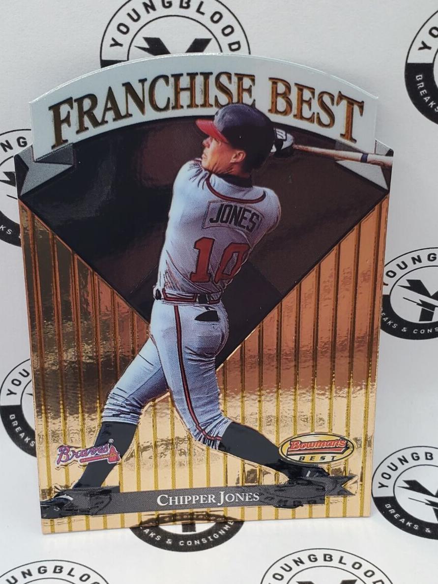 1994 Bowman's Best Chipper Jones [Blue] #1 card