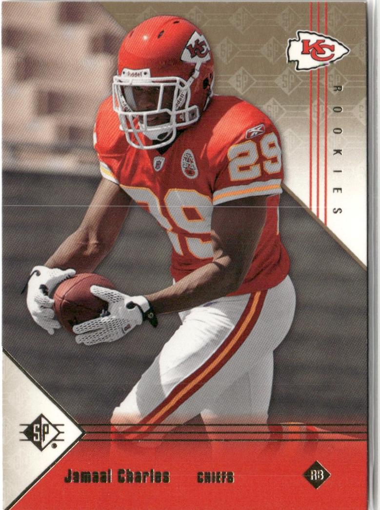 2008 SP Rookie Edition Jamaal Charles #126 card