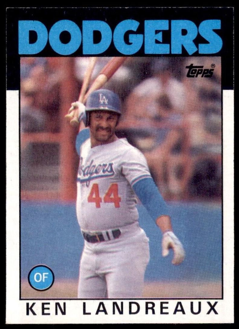 1986 Topps Ken Landreaux #782 card