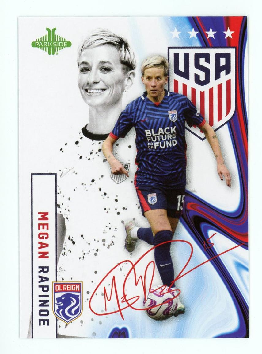 2023 Parkside USWNT One Nation One Team Megan Rapinoe #17 card