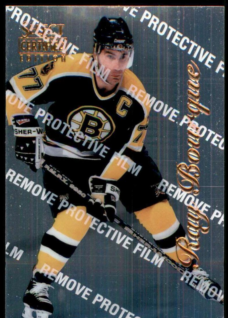 1996 Select Certified Ray Bourque [Mirror Blue] #5 card