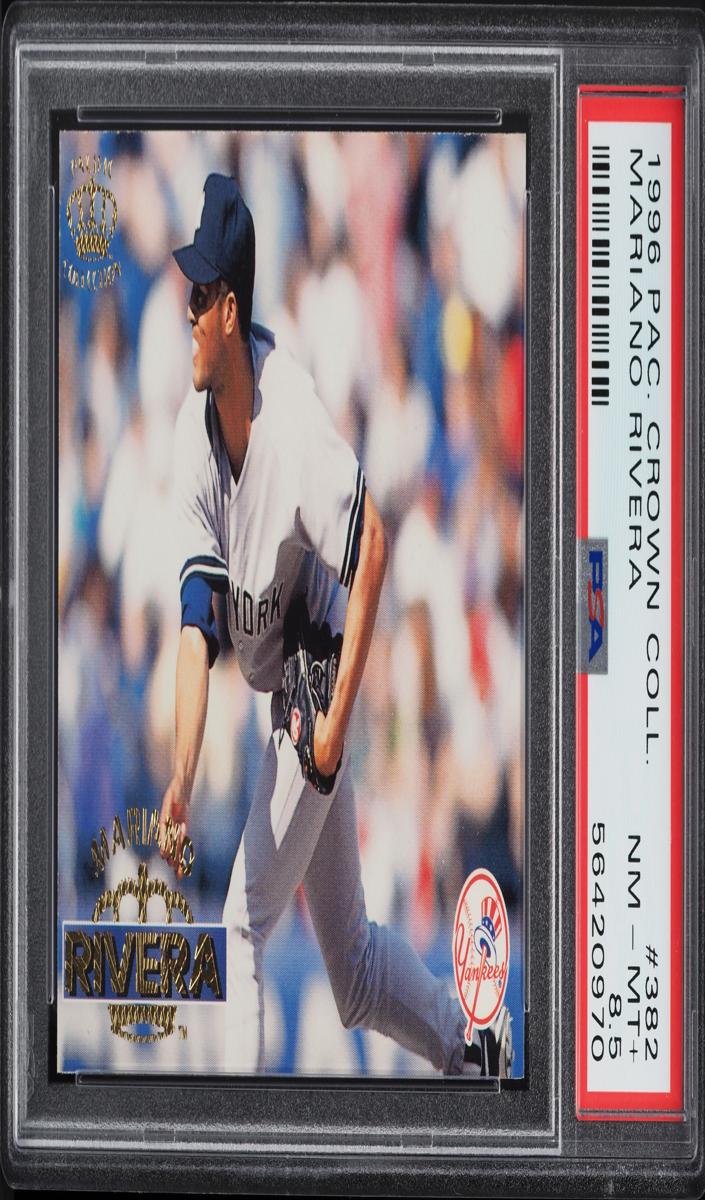 1996 Pacific Baseball Mariano Rivera #382 PSA 8.5