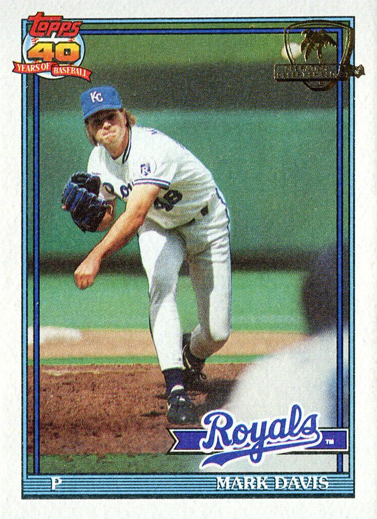 Mark Davis 1991 Topps Desert Shield Baseball