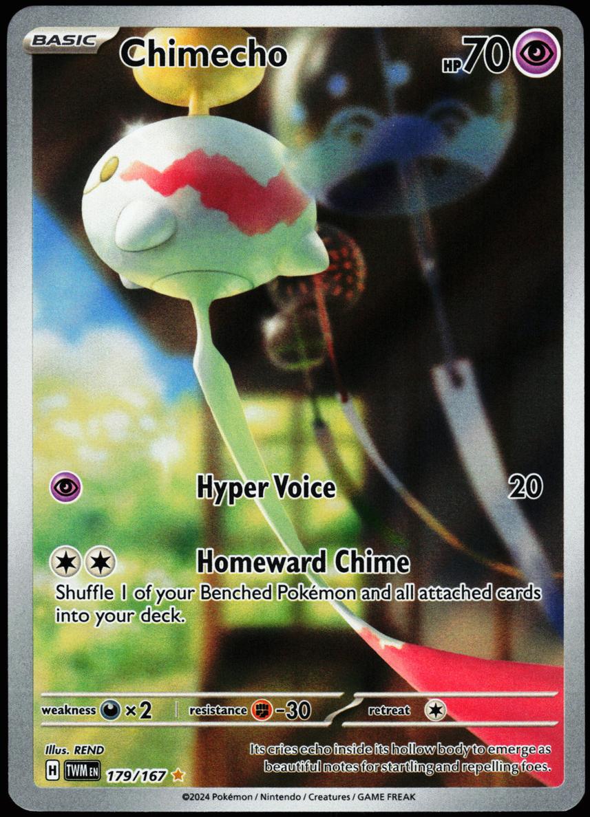 Chimecho 2024 Pokemon Scarlet & Violet Twilight Masquerade