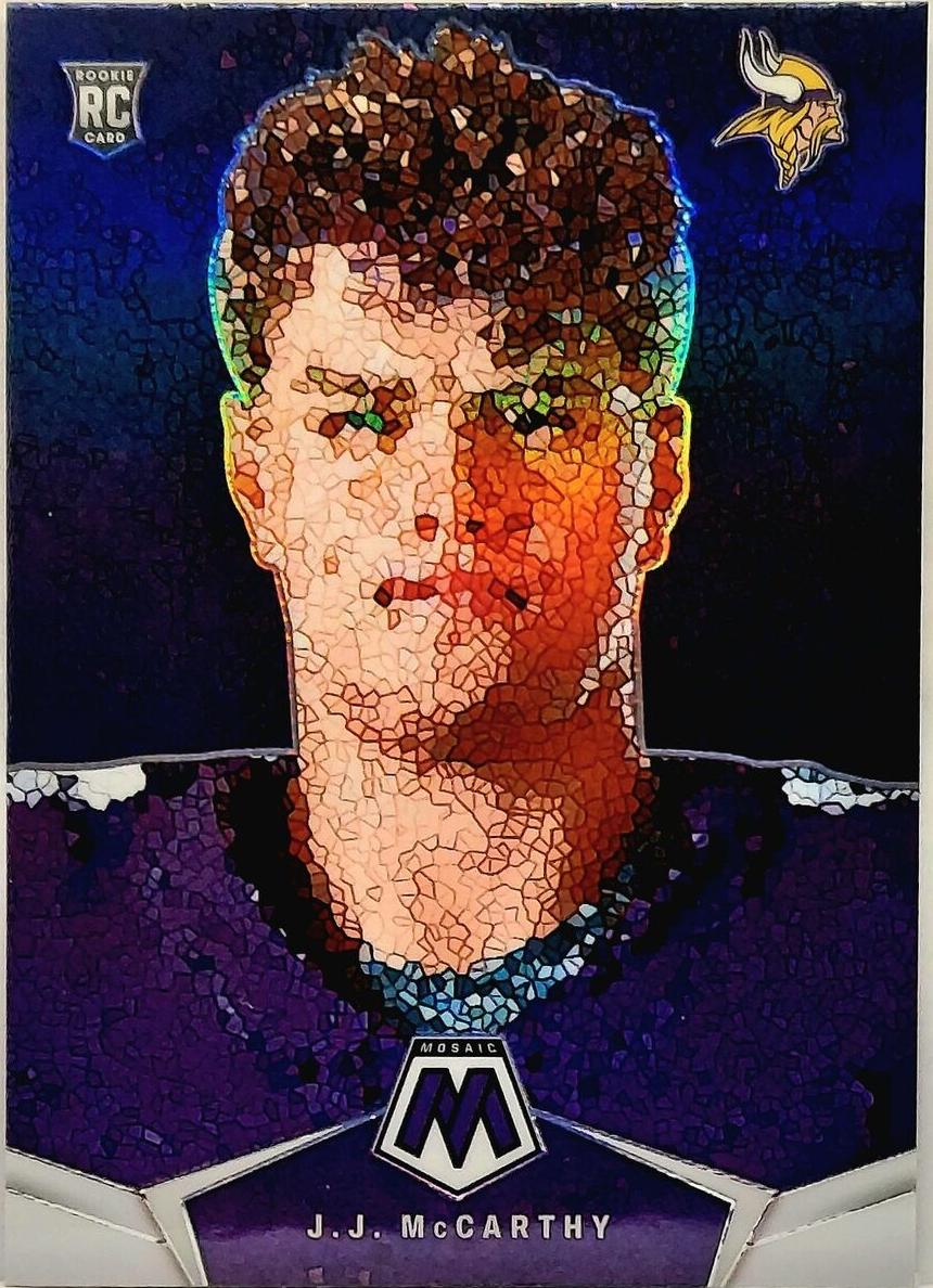 2024 Panini Mosaic Micro J.J. McCarthy #MM-JJM card