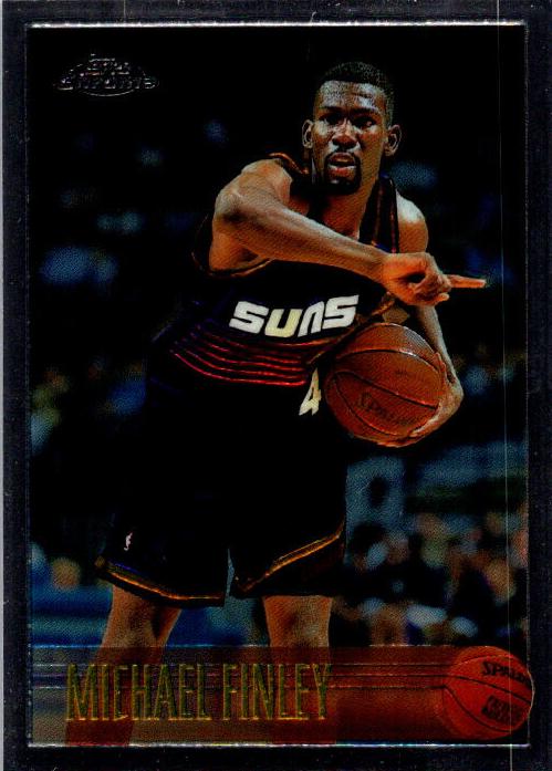 1996 Topps Chrome Michael Finley #101 card