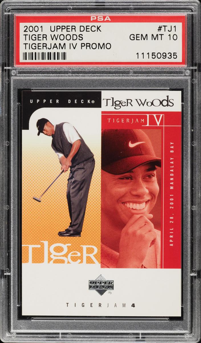 2001 Tiger Woods #TJ1
