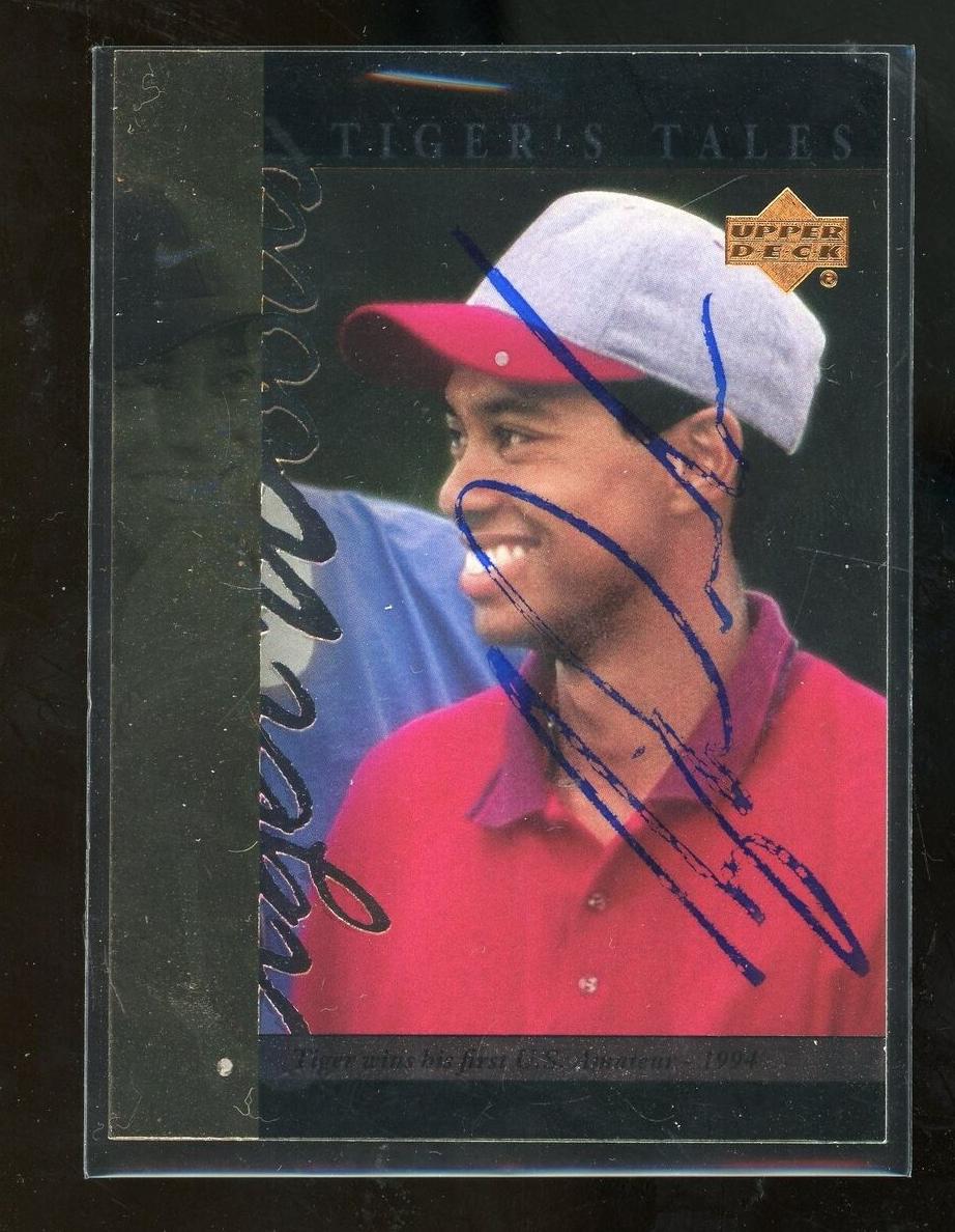2001 Upper Deck Tiger's Tales Tiger Woods #TT9 card
