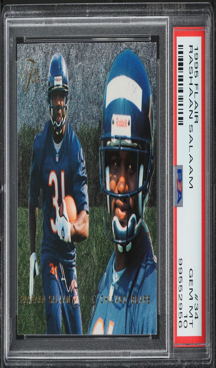 1995 Flair Rashaan Salaam #34 card