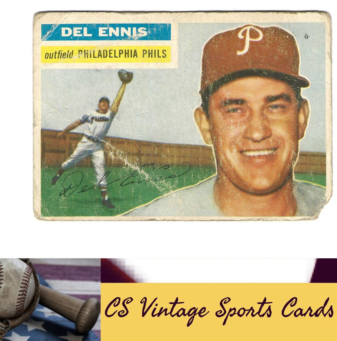 1956 Del Ennis #220