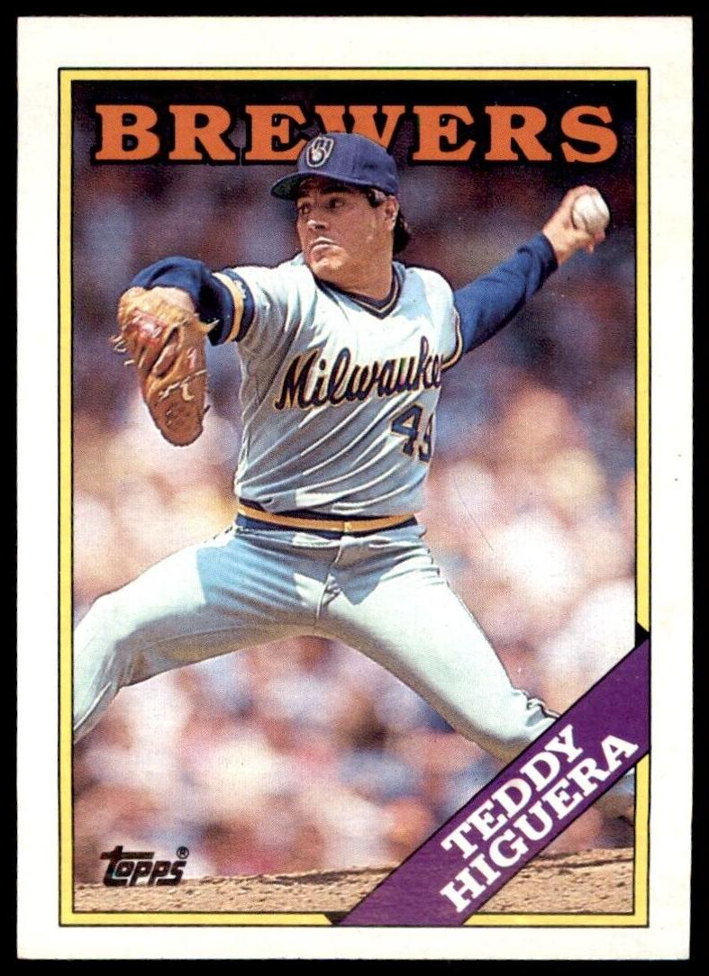 1988 Topps Teddy Higuera #110 card