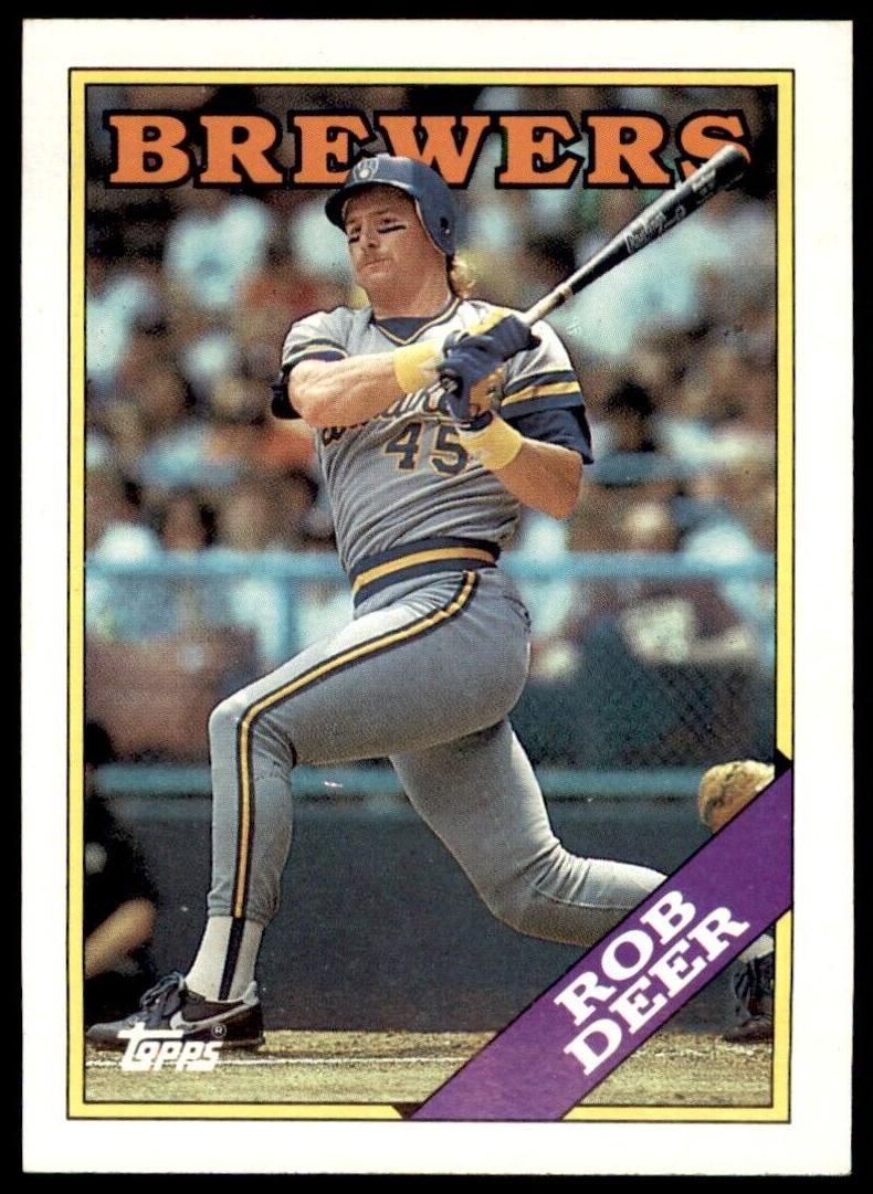 1988 Topps Rob Deer #33 card