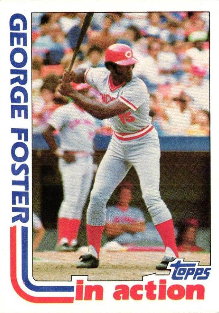 1982 Topps George Foster #701 card