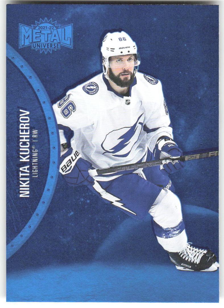 2021 Skybox Metal Universe Nikita Kucherov [Blue Spectrum] #70 card