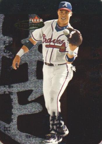 2001 Fleer Futures Chipper Jones #6C card