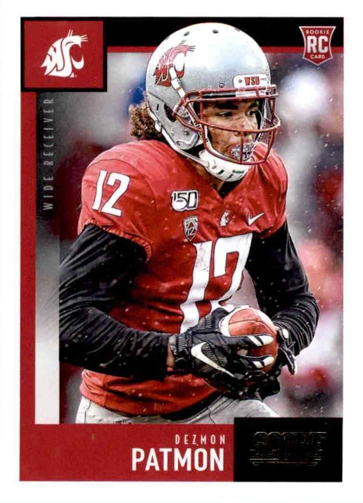 2020 Panini Score Dezmon Patmon #421 card