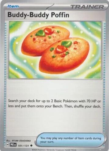 Buddy-Buddy Poffin 2025 Pokemon Scarlet & Violet Prismatic Evolutions