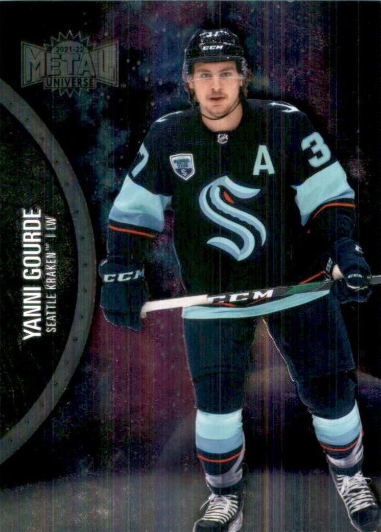 2021 Skybox Metal Universe Yanni Gourde [Blue Spectrum] #41 card