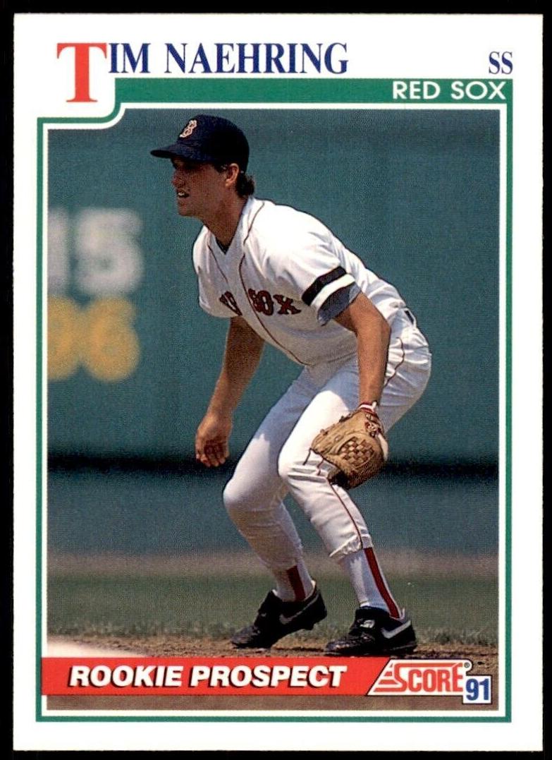 1991 Score Tim Naehring #356 card