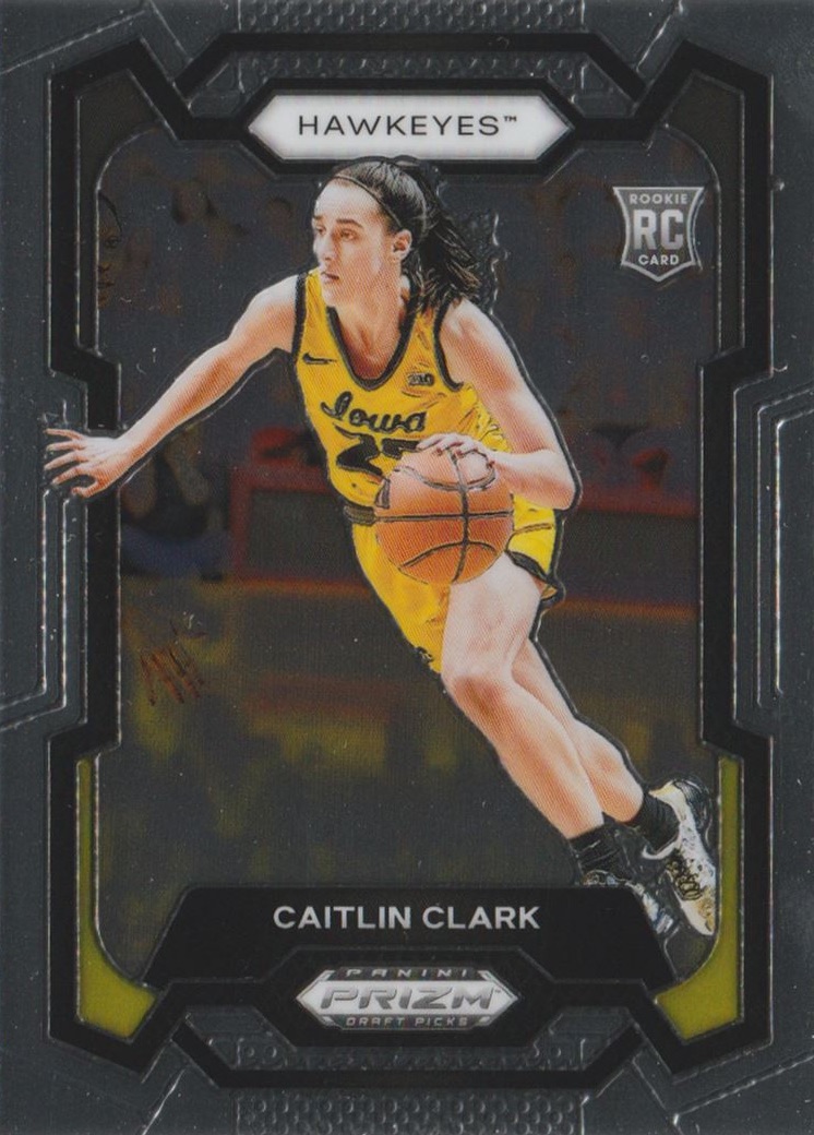 Caitlin Clark 2024 Prizm Draft Picks card