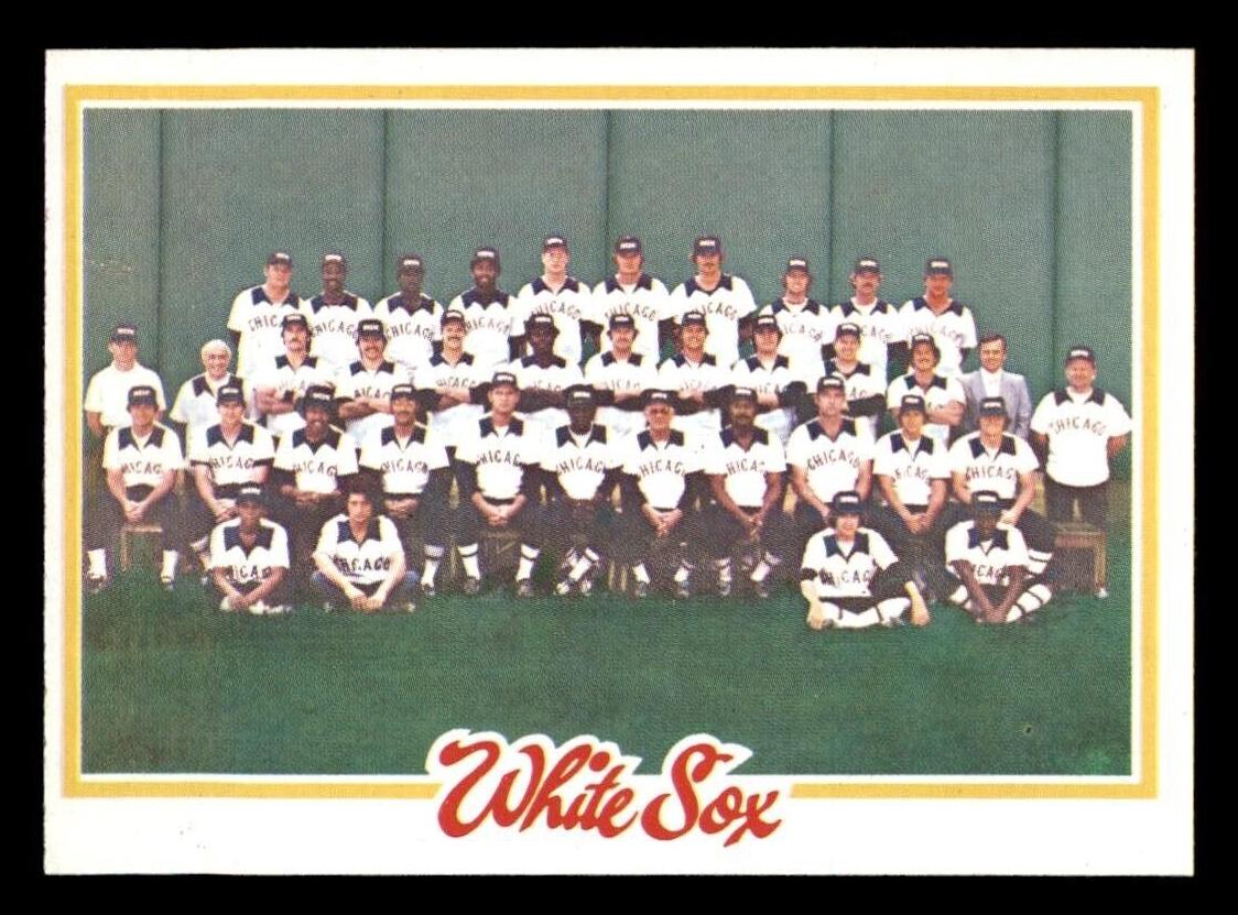 1978 Topps White Sox Team #66 card