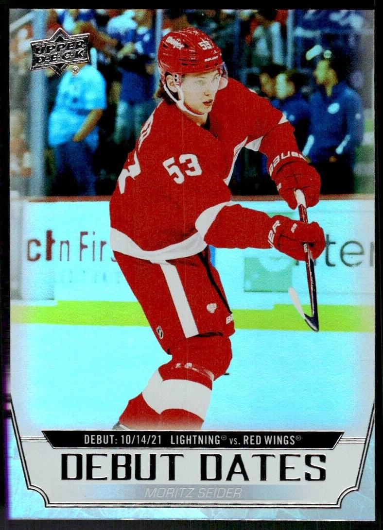 2022 Upper Deck Moritz Seider [Gold] #DD-25 card
