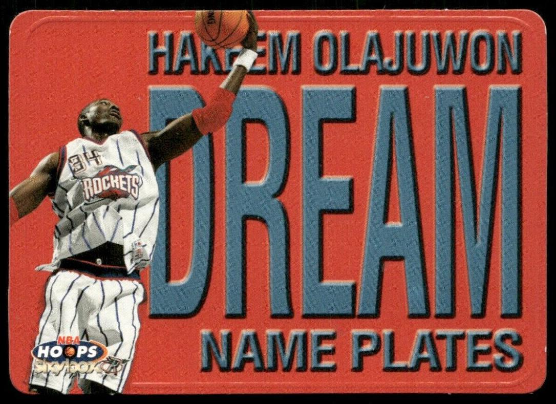 1999 Hoops Hakeem Olajuwon #5NP card