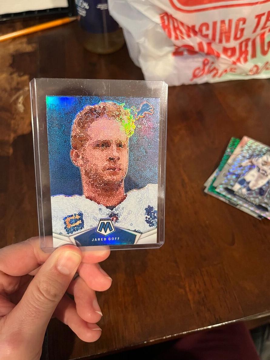 2024 Panini Mosaic Micro Jared Goff #MM-JGF card