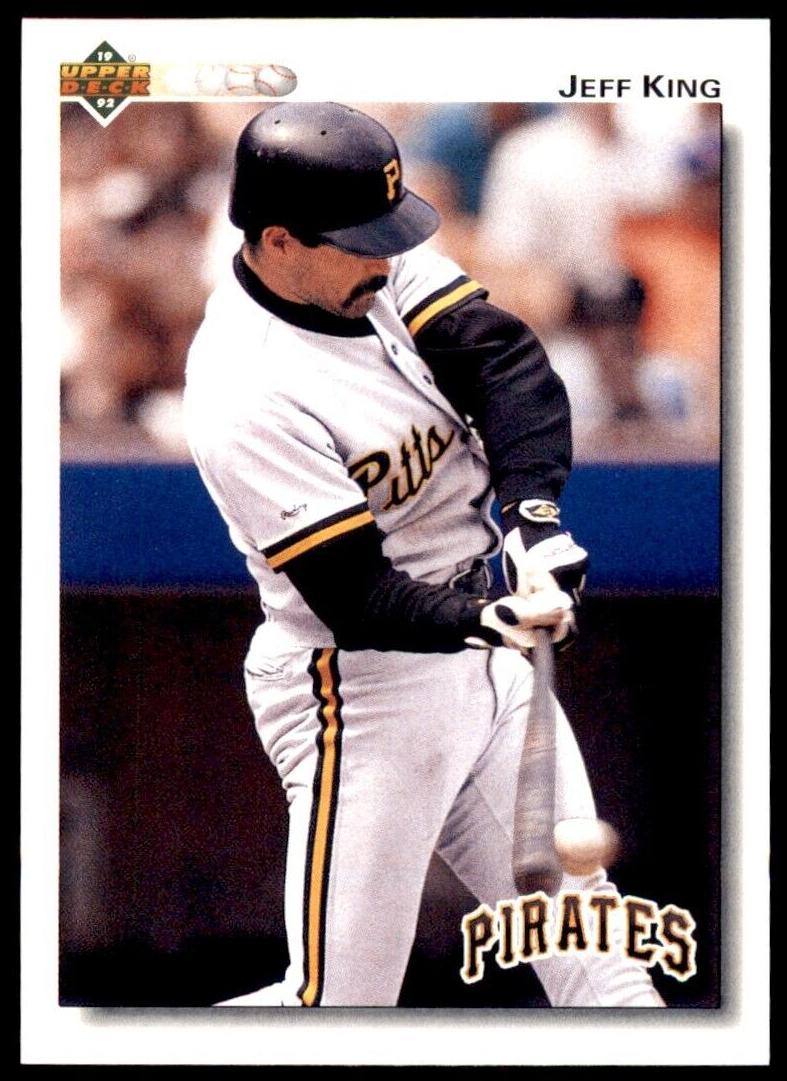 1992 Upper Deck Jeff King #111 card