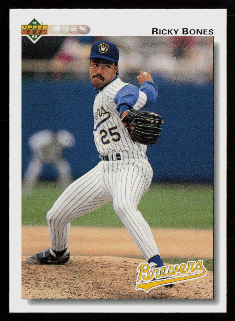 1992 Upper Deck Ricky Bones #762 card