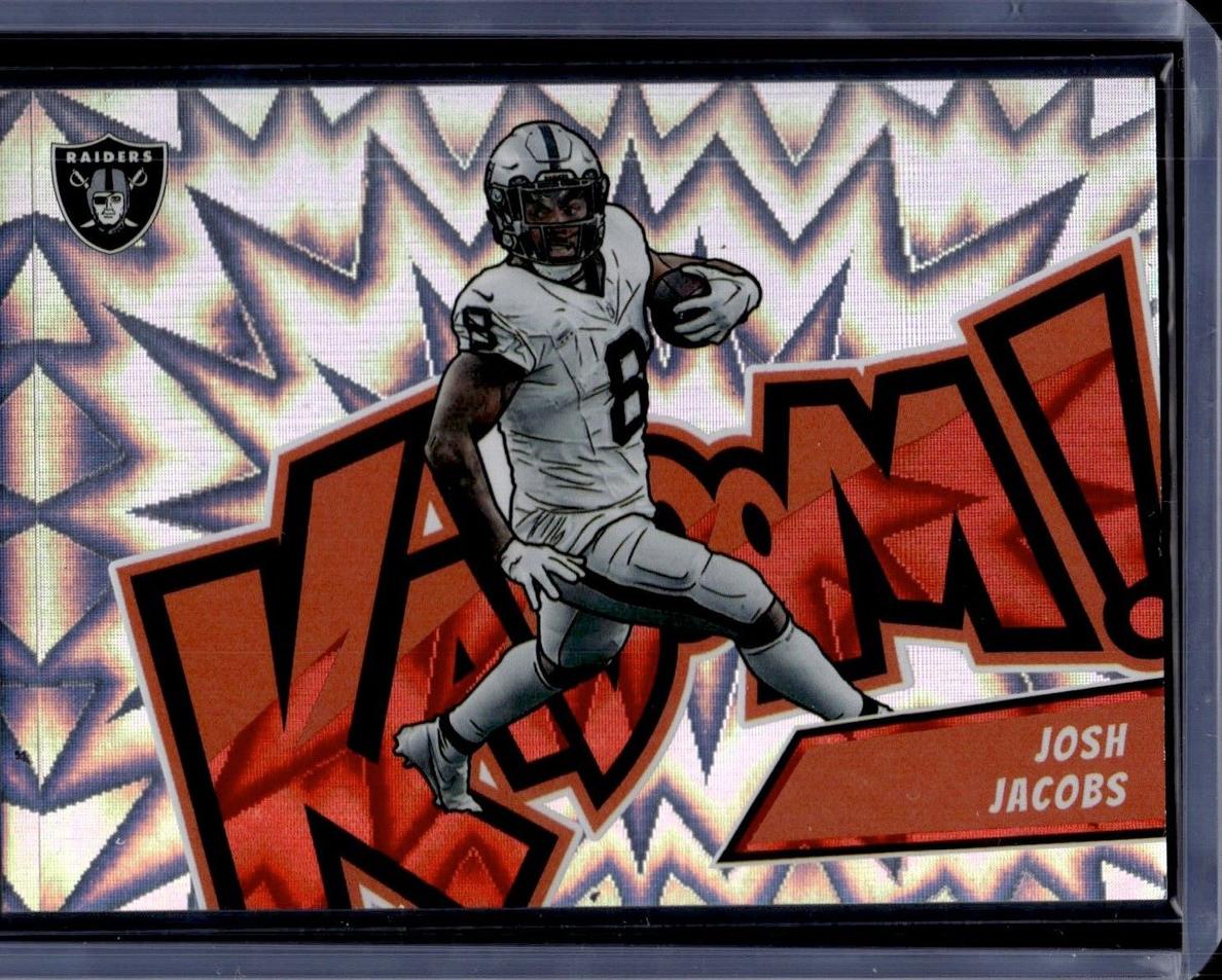 2023 Panini Absolute Kaboom Horizontal Josh Jacobs #10 card